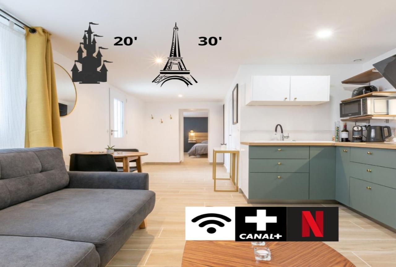 Calme Absolu, Terrasse Et Parking Entre Paris Et Disney Vaires-sur-Marne Εξωτερικό φωτογραφία